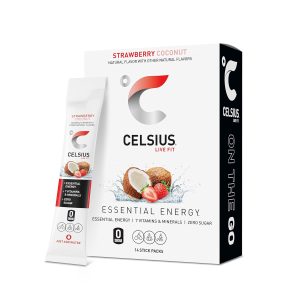 CELSIUS On The Go Strawberry Coconut. Sugar Free Energy Drink Mix (14 Sticks per Pack) : Grocery & Gourmet Food