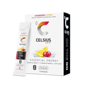 CELSIUS On The Go Cranberry Lemon. Sugar Free Energy Drink Mix (14 Sticks per Pack) : Grocery & Gourmet Food